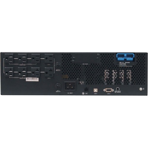 Eaton Tripp Lite Series TAA SmartPro 120V 2.2kVA 1.92kW Line-Interactive Sine Wave UPS, 3U, 120/230V input, Network Card Options, USB, DB9 - 3U Rack/Tower - 4.50 Hour Recharge - SM2200RMDVTAA - Image 3
