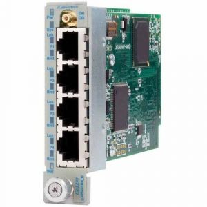 4 PORT RJ48 T1/E1 MULTIPLEXER ICONVERTER MUX MODULE CLOCK I/O - 8486-4