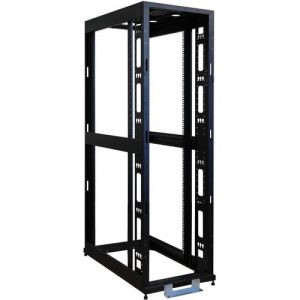 48U 4 POST OPEN FRAME RACK SERVER CABINET NO DOOR/SIDES 3000LB - SR48UBEXPND