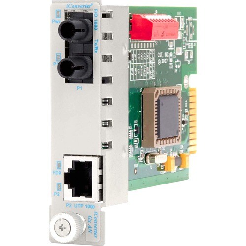 1000 BASE-T 1000BASE-LX FIBER ICONVERTER ETHERNET ST SM 1310 12KM - 8501N-1