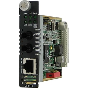 Perle Systems C-1110-S2ST40 MEDIA CONVERTER 10/100/1000-1000B-EX 2ST 1310NM 40K 05051730