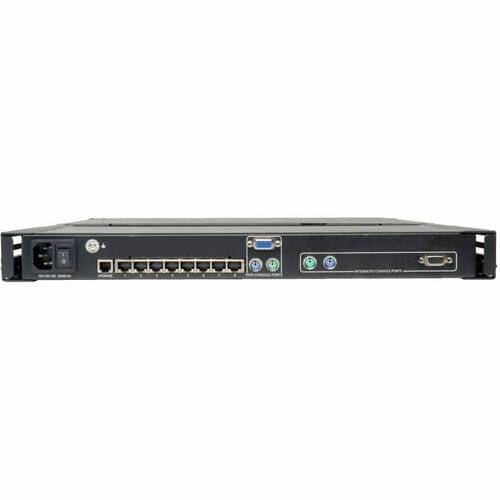 8PORT KVM RACK CONSOLE 19 LCD 1U KEYBOARD CAT5 100FT MAX - B070-008-19 - Image 4