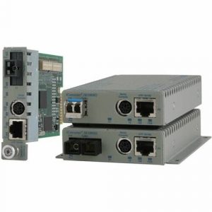 Omnitron Systems iConverter 8903N-2 Fast Ethernet Media Converter - 1 x Network (RJ-45) - 1 x SC Ports - 100Base-FX, 10/100Base-TX - 60 km - Internal 8903N-2 - 8903N-2