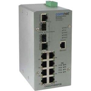 ComNet CNGE2FE8MSPOE Ethernet Switch - Lifetime Limited Warranty CNGE2FE8MSPOE+ - CNGE2FE8MSPOE+