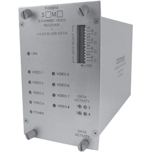 Comnet 8CH DIGITAL ENCODED VIDEO RECEIVER + 8 BI-DIRECTIONAL DATA MM FVR8018M1