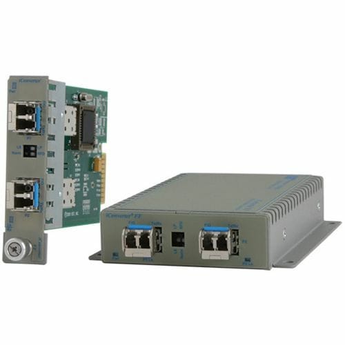 Omnitron Systems iConverter 8699-0-W Transceiver - 1000Base-X - 2 x Expansion Slots - 2 x SFP Slots - Internal 8699-0-W - 8699-0-W