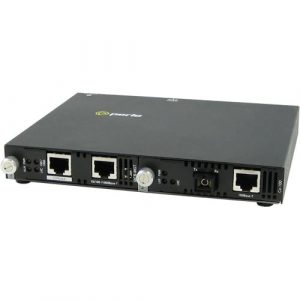 Perle SMI-100-S1SC40U - Fast Ethernet Standalone IP Managed Media Converter - 1 x Network (RJ-45) - 1 x SC Ports - Management Port - Single-mode - 0.1 mil - 5070474
