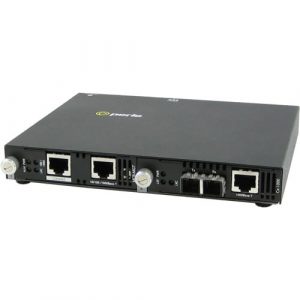 Perle SMI-1000-S2SC40 Gigabit Ethernet Media Converter - 1 x Network (RJ-45) - 1 x SC Ports - Management Port - 1000Base-T, 1000Base-EX - 40 km - External 5070064