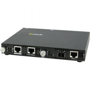Perle SMI-1000-S2LC40 Gigabit Ethernet Media Converter - 1 x Network (RJ-45) - 1 x LC Ports - DuplexLC Port - Management Port - 1000Base-T, 1000Base-EX - 40 km - 5070084