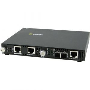 Perle SMI-1110-S2SC40 Gigabit Ethernet Media Converter - 2 x Network (RJ-45) - 1 x SC Ports - Management Port - 1000Base-EX, 10/100/1000Base-T - 40 km - External 5070664