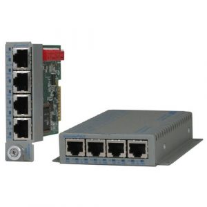 10/100/1000 BASE-T 4PORT SWITCH ICONVERTER 4GT ETHERNET VLAN US AC - 8482-4-D