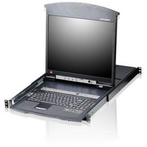 8PORT KL1508AM CAT5 DUAL RAIL KVM SWITCH W/ 17IN LCD - KL1508AM