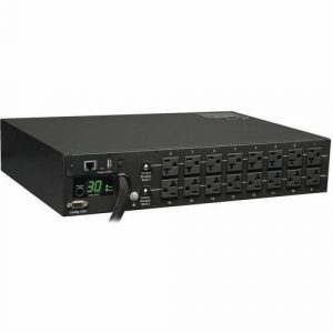 Eaton 2.9kW Single-Phase Monitored PDU - 120V Outlets (16 5-15/20R), L5-30P, 10 ft. (3.05 m) Cord, 2U Rack-Mount, TAA - 16 x NEMA 5-15/20R - 2U - Rack-mountable - PDUMNH30