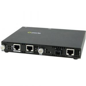 Perle SMI-1000-S1SC20U Gigabit Ethernet Media Converter - 2 x Network (RJ-45) - 1 x SC Ports - Management Port - 1000Base-T, 1000Base-BX - 20 km - Rail-mountable, Rack-mountable, - 5070214