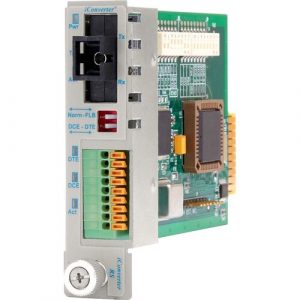 iConverter RS-422/485 Serial to Single-Fiber Media Converter Terminal SC Single-Mode BiDi 20km Module - 1 x RS-422/485; 1 x SC Single-Mode Single-Fiber (1310/1550); Internal Module; Lifetime Warranty 8790T-1 - 8790T-1