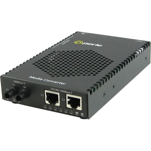 S-1110DPP-S2ST10 POE+ MED CVTR (2)10/100/1000T-1000LX 10KM 2ST - 5083054