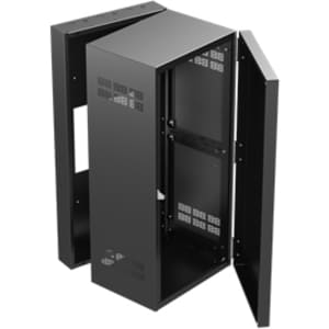 AtlasIED 324-15 Rack Cabinet - For A/V Equipment, Computer - 24U Rack Height x 19" Rack Width - Wall Mountable, Standalone - Black - Cold-rolled Steel (CRS), Steel - 324-15