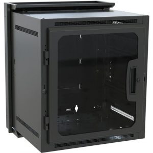 12SP/17D WALLRACK W/PLEXI RACKS NCNR - DWR-12-17PD