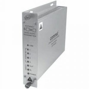 4CH BI-DIR DIGITAL AUDIO WITH CONTACT CLOSURE MM 1 FIBER - FVRXA4C1M