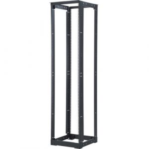 Ortronics M6 Rack Frame - 19" Rack Width - Floor Standing Open Frame - Black - 75 lb Maximum Weight Capacity 19-84-SSDA2132 - 19-84-SSDA2132