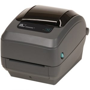 Zebra GX430t Desktop Thermal Transfer Printer - Monochrome - Label Print - Fast Ethernet - USB - Serial - LCD Display Screen - 4.09" Print Width - 6 - GX43-102410-000