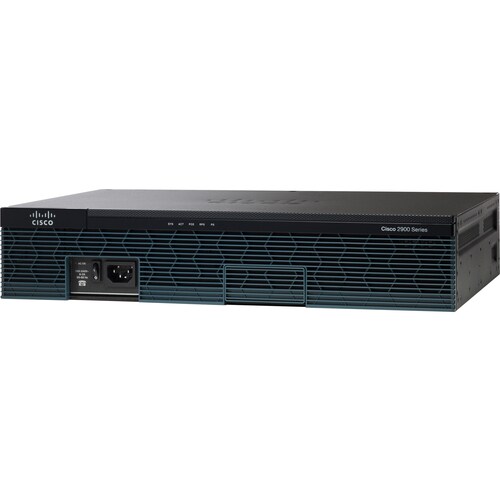 Cisco 2911 Integrated Service Router - Refurbished - 3 Ports - PoE Ports - Management Port - 10 - 512 MB - Gigabit Ethernet - 2U - Rack-mountable, - 2911/K9-RF