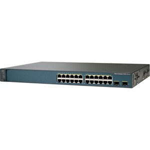 Cisco Catalyst 3560V2-24TS Layer 3 Switch - 24 Ports - Manageable - Gigabit Ethernet, Fast Ethernet - 10/100Base-TX - Refurbished - 3 Layer Supported - 2 SFP Slots - WS-C3560V224TSS-RF - Image 4