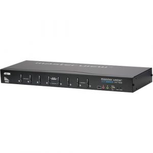 8PORT 1CONSOLE USB VGA DVI CS1768 KVM SWITCH W/ AUDIO - CS1768
