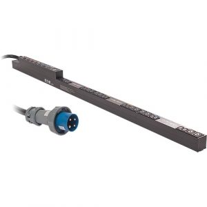 Eaton Managed ePDU, (1) L6-30P input, (20) C13, (4) C19 output, Vertical mounting, 0U orientation, 5.76 kVA max, 10 ft cable, 208-240V input vtg, 24A, Single-phase, 50-60 Hz, - EMA010