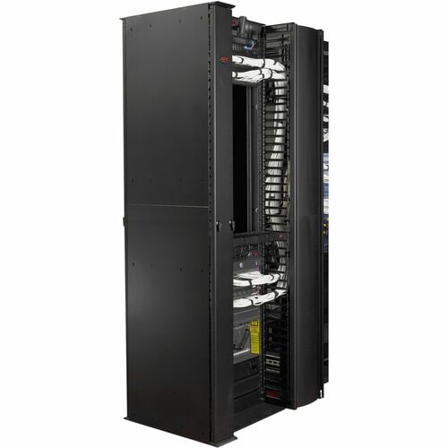 Performance, Vertical Cable Manager for 2 & 4 Post Racks, 84"H x 12"W, Double-Sided with Doors AR8675 - Image 3