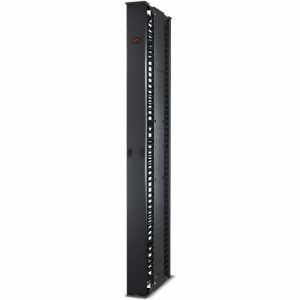 APC by Schneider Electric Cable Manager - Cable Manager - Black - 1U Rack Height - 1 Pack AR8625