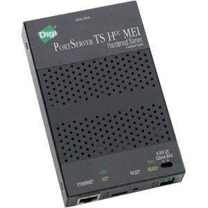 Digi PortServer TS 1 Hcc MEI - x Network (RJ-45) - 4 x Serial Port - 10/100Base-TX - Fast Ethernet 70002040 - 70002040