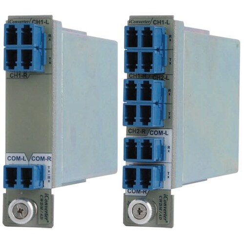 iConverter 4-Ch SF CWDM Mux/Demux - 4-Channel Single Fiber CWDM MUX/DMUX-R (Ch1 1290/1270 - Ch2 1330/1310 - Ch3 1370/1350 - Ch4 1450/1430) 8875-0