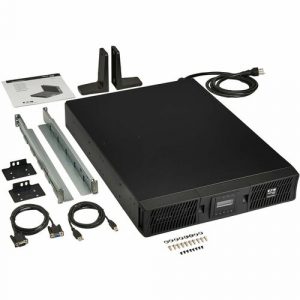 Eaton Tripp Lite Series Tripp Lite series SmartOnline 2000VA 1800W 120V Double-Conversion Sine Wave UPS - 7 Outlets, Extended Run, Network Card Option, LCD, USB, DB9, 2U Rack/Tower - SU2200RTXLCD2U