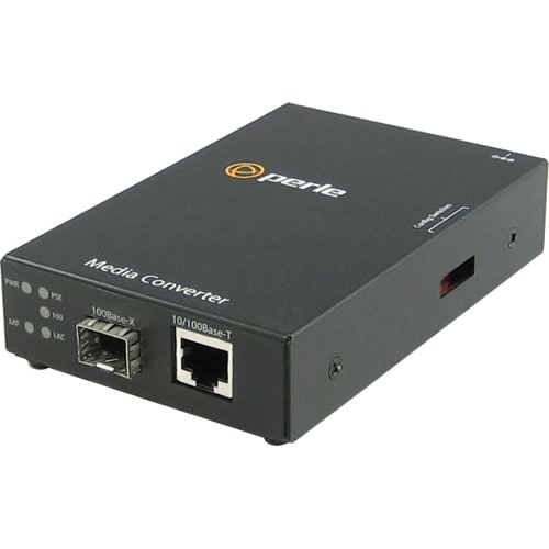 S-110PP-SFP-XT POE+ MEDIA CVTR 10/100BASETX-100BASE-X SFP XTEMP - 5090360