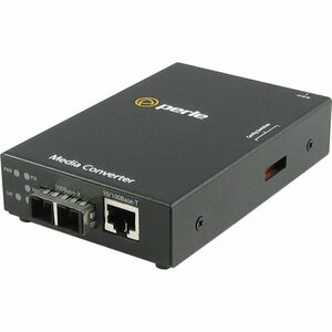 Perle Systems S-110PP-S2SC20-XT POE+ MEDIA CR 10/100BASETX-100BASELX 20KM MM 2SC 05090320