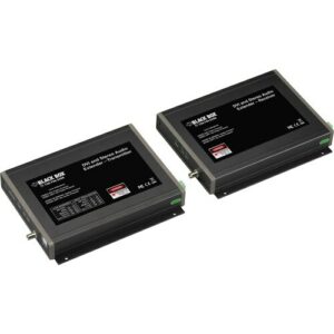 Black Box Corporatio Black Box Corporatio Black Box DVI-D and Stereo Audio Fiber Extender Kit, Multimode – 2 Input Device – 2 Output Device – 2460.63 - AC1037A-MM