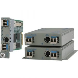 Omnitron Systems iConverter 2GXM 1000BASE-X SFP to 1000BASE-X SFP Media Converter - Management Port - Single-mode, Multi-mode - 1000Base-X - 4 km - 2 x Expansion Slots - - 8999-0
