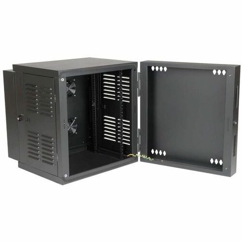 12U WALL MOUNT RACK ENCLOSURE SERVER CABINET HINGED INDUSTRIAL - SRW12USNEMA - Image 2
