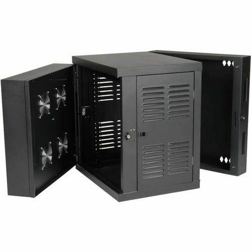 12U WALL MOUNT RACK ENCLOSURE SERVER CABINET HINGED INDUSTRIAL - SRW12USNEMA - Image 4