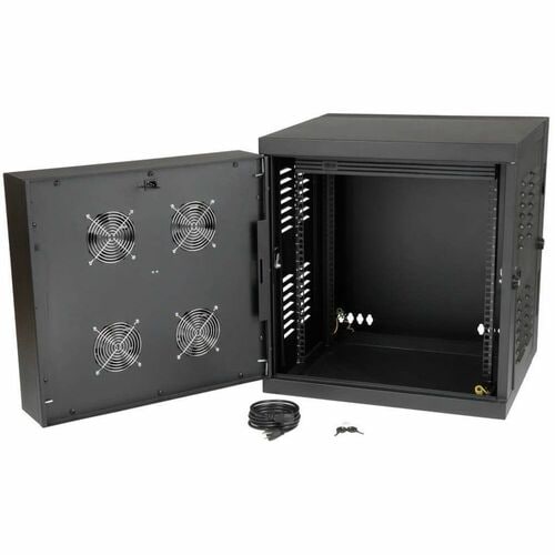 12U WALL MOUNT RACK ENCLOSURE SERVER CABINET HINGED INDUSTRIAL - SRW12USNEMA - Image 9