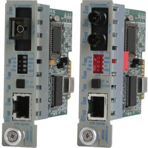 10/100 BASE-T 100BASE-FX FIBER ICONVERTER ETHERNET SC SF 13/15 5KM - 8390-0