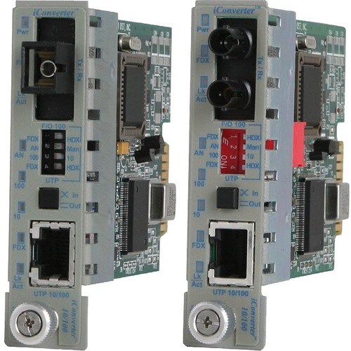 10/100 BASE-T 100BASE-FX FIBER ICONVERTER ETHERNET SC SF 13/15 5KM - 8390-0