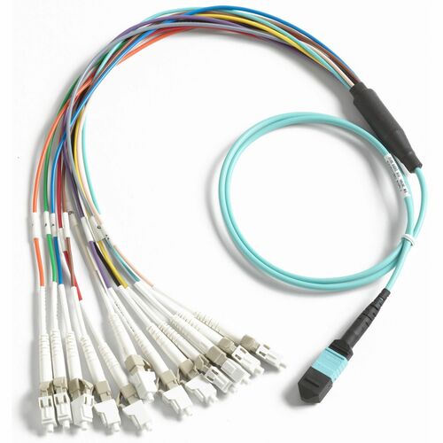 1M BREAKOUT CORD MPO UNPIN/LC CONNECTOR - BKC-MPO-ULC
