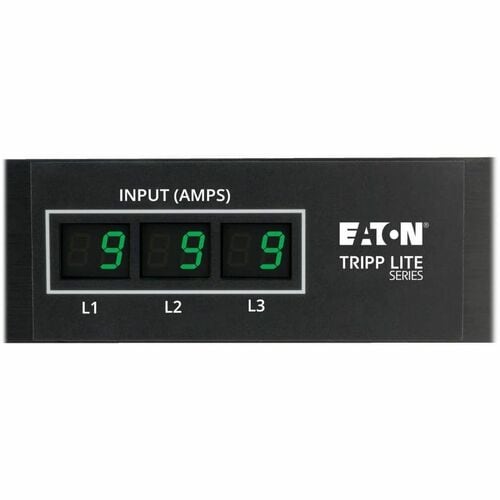 Eaton Tripp Lite Series 12.6kW 3-Phase Local Metered PDU, 208V Outlets (36 C13 & 9 C19) Hubbell 50A CS8365C, 6 ft. (1.83 m) Cord, 0U Vertical, TAA - - PDU3MV6H50 - Image 3