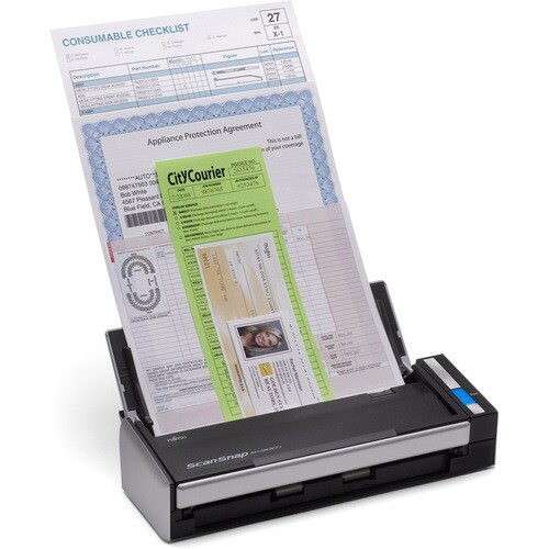 Fujitsu ScanSnap S1300i Portable Color Duplex Document Scanner - 600 dpi - 12 ppm - USB PA03643-B005 - PA03643-B005 - Image 4