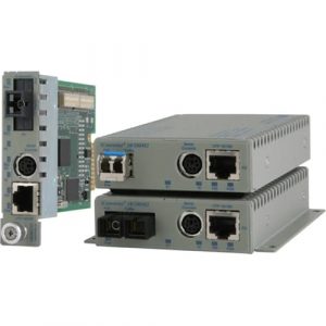 Omnitron Systems iConverter 10/100M2 UTP to Fiber Media Converter and Network Interface Device - 1 x Network (RJ-45) - 1 x SC Ports - Management Port - 10/100Base-TX, - 8910N-1
