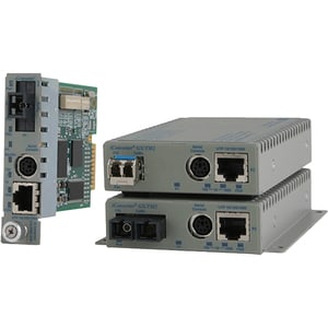 Omnitron Systems ICONV GX/TM2 10/100/1000T- 1000LX LC/SM 1.3/12KM INT AC W/MGMT 8927N-1-BW