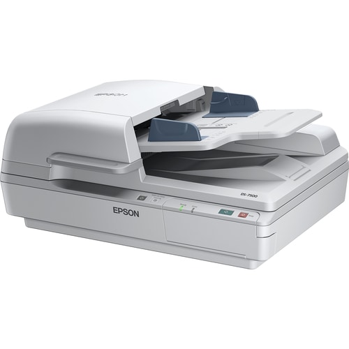 Epson WorkForce DS-7500 Sheetfed Scanner - 1200 dpi Optical - 48-bit Color - 16-bit Grayscale - 40 ppm (Mono) - 40 ppm (Color) - Duplex Scanning - Desktop - B11B205321 - Image 4