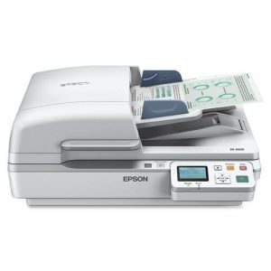 Epson WorkForce DS-6500 Flatbed Scanner - 1200 dpi Optical - White - 48-bit Color - 16-bit Grayscale - 25 ppm (Mono) - 25 ppm (Color) - Duplex Scanning - B11B205221